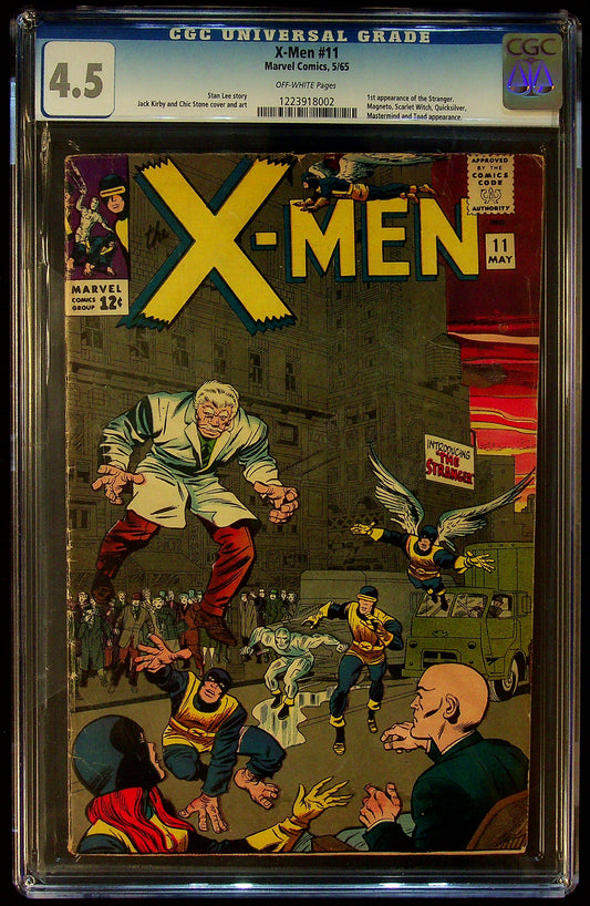 X-Men #11 CGC 4.5 OFF-WHITE Pages