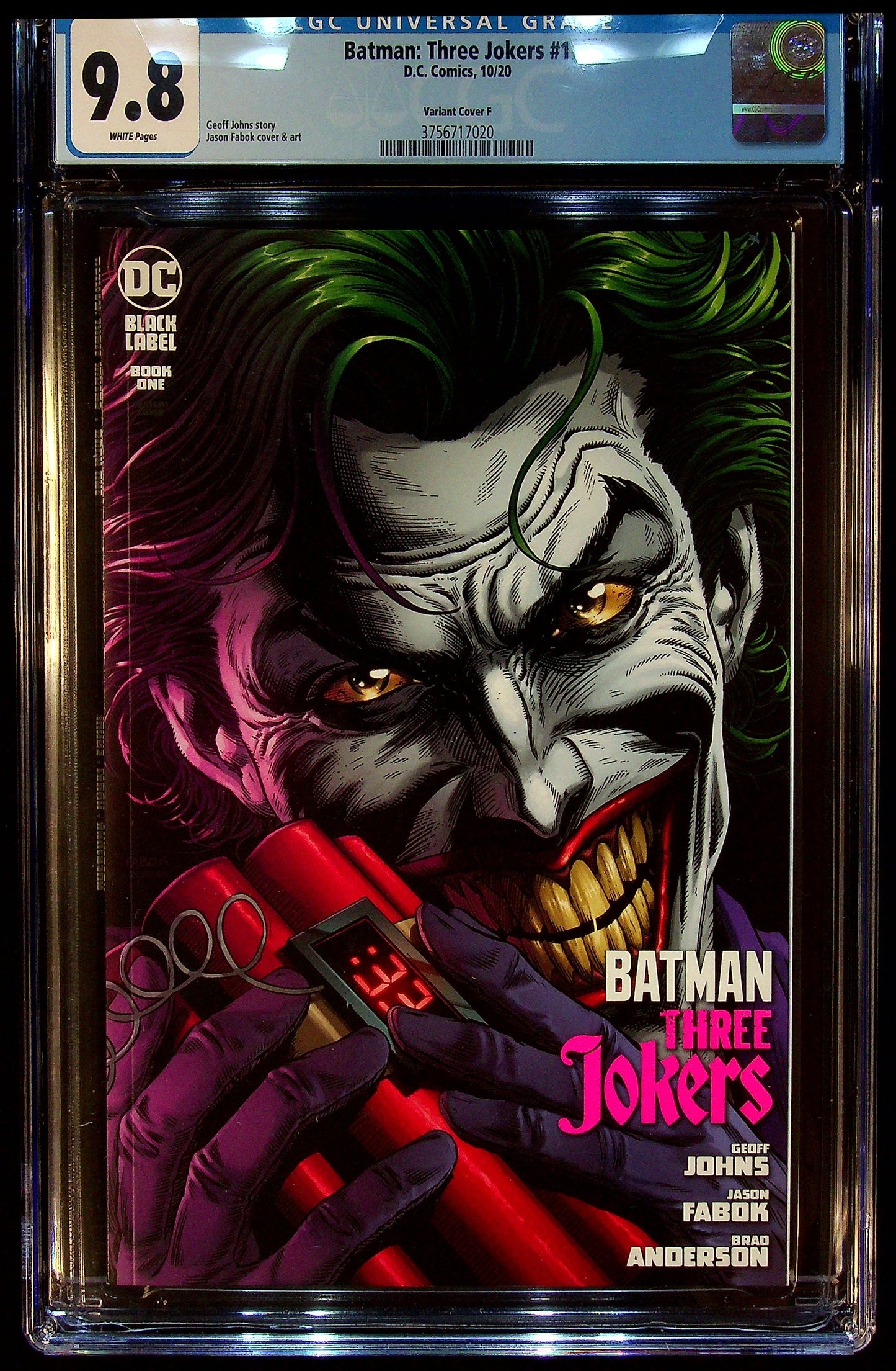 Batman: Three Jokers #1 Variant Cover F