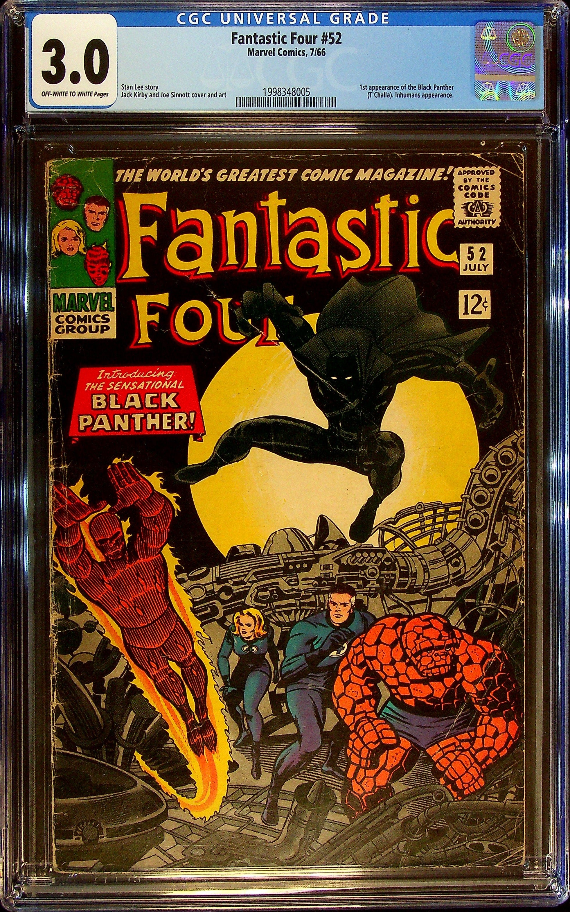 Fantastic Four #52 CGC 3.0 – IMPERIAL COMICS