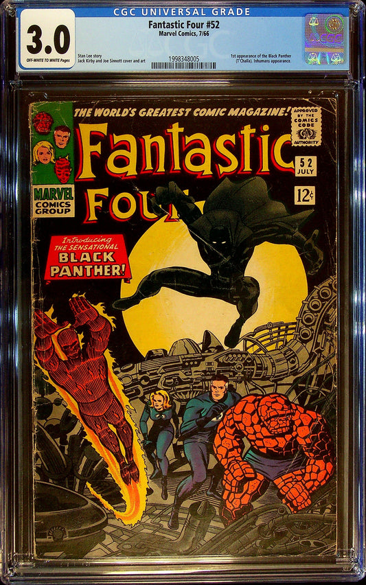 Fantastic Four #52 CGC 3.0