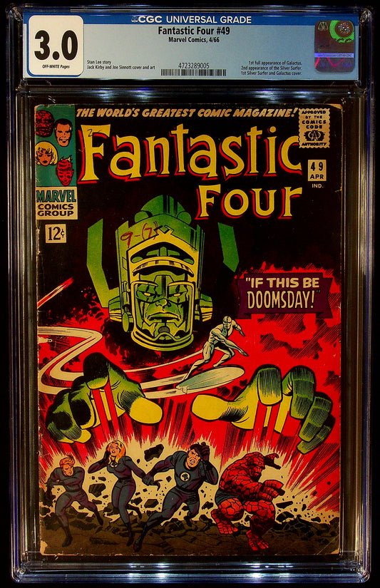 Fantastic Four #49 CGC 3.0 OFF-WHITE Pages