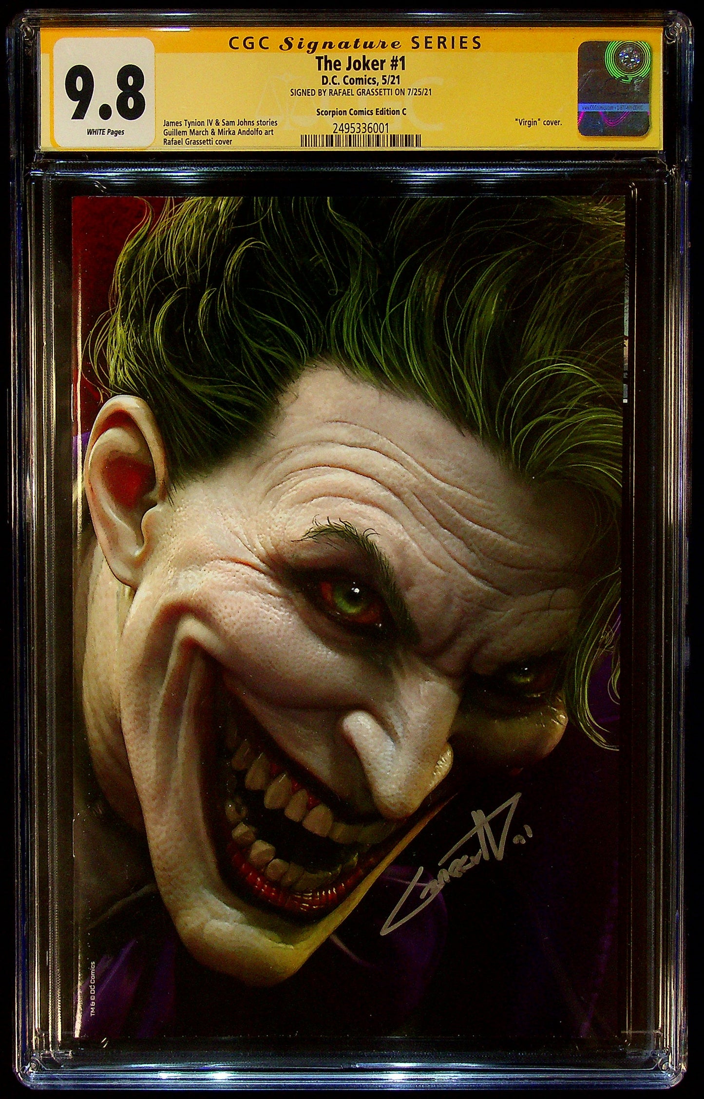 The Joker #1 CGCS 9.8 Scorpion Comics Edition C