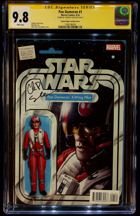 Poe Dameron #1 CGCS 9.8 Action Figure Variant