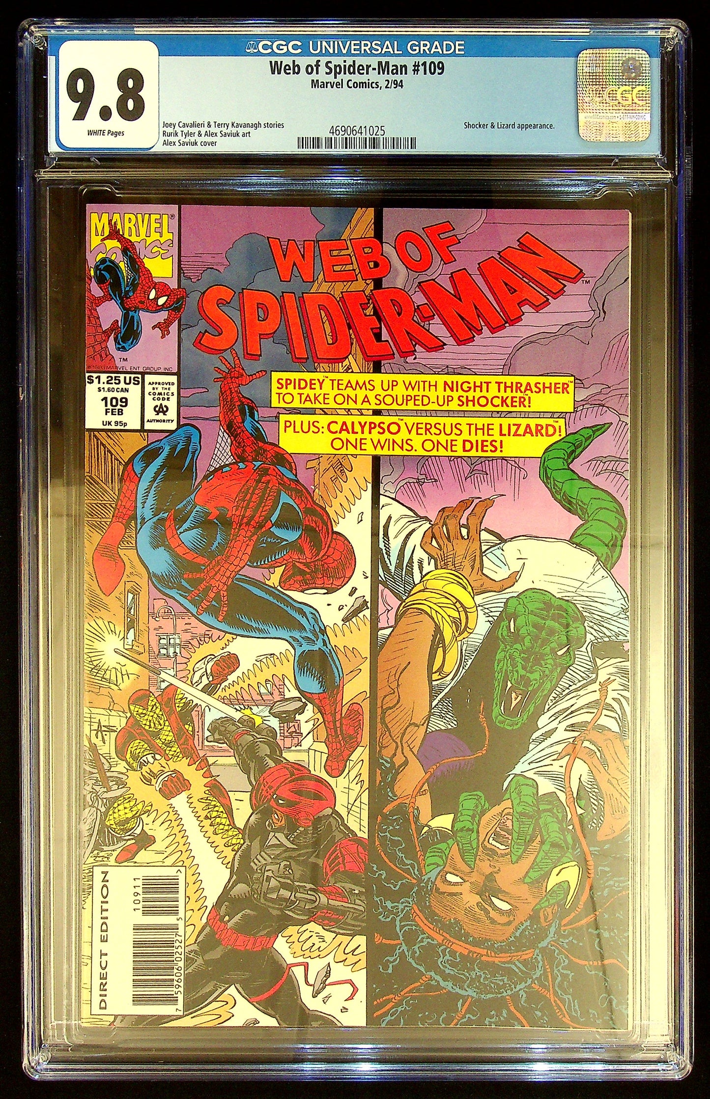 Web of Spider-Man #109 CGC 9.8