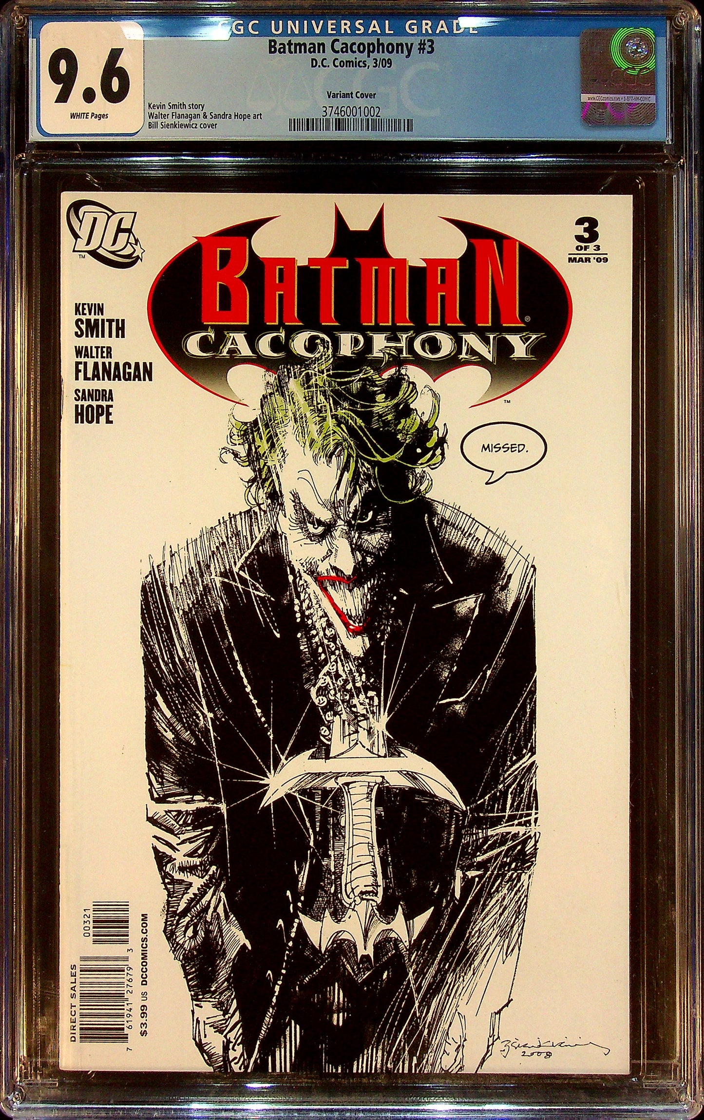 Batman Cacophony #3 Variant Cover
