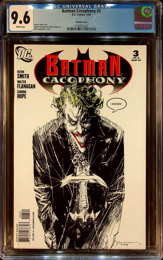 Batman Cacophony #3 Variant Cover