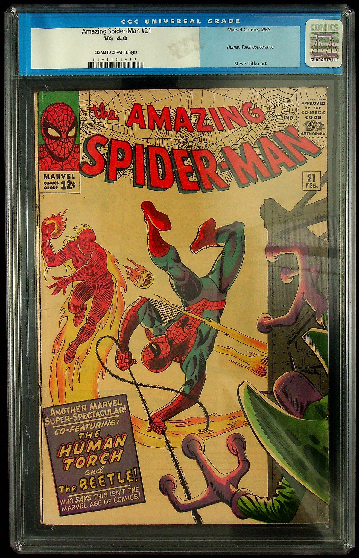 Amazing Spider-man #21 CGC 4.0