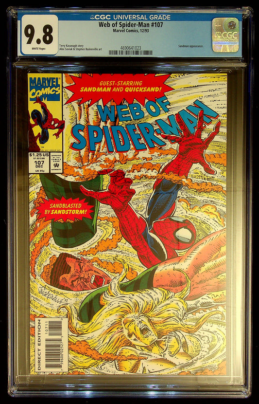 Web of Spider-man #107 CGC 9.8