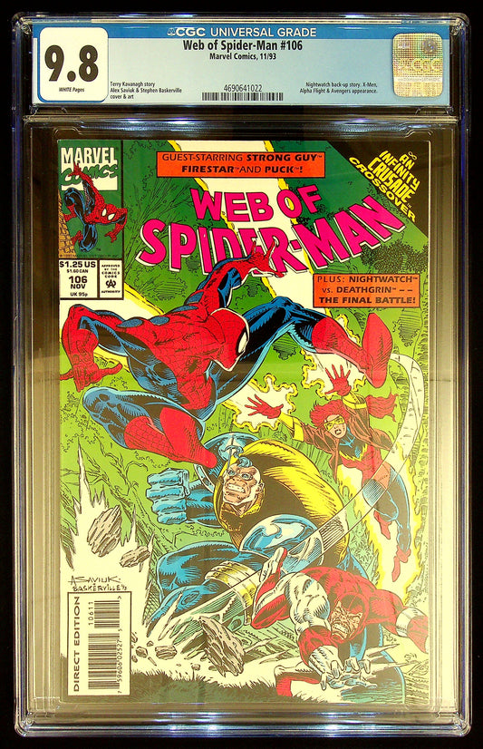 Web of Spider-Man #106 CGC 9.8