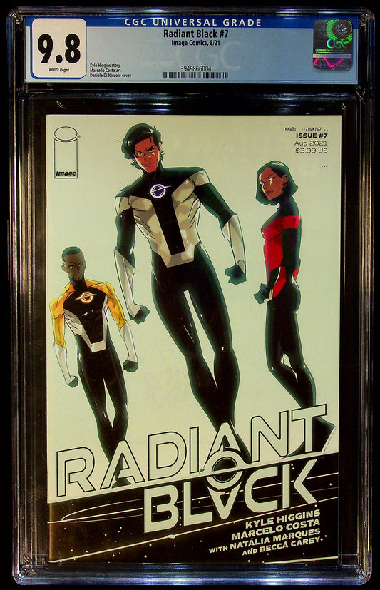 Radiant Black #7 CGC 9.8