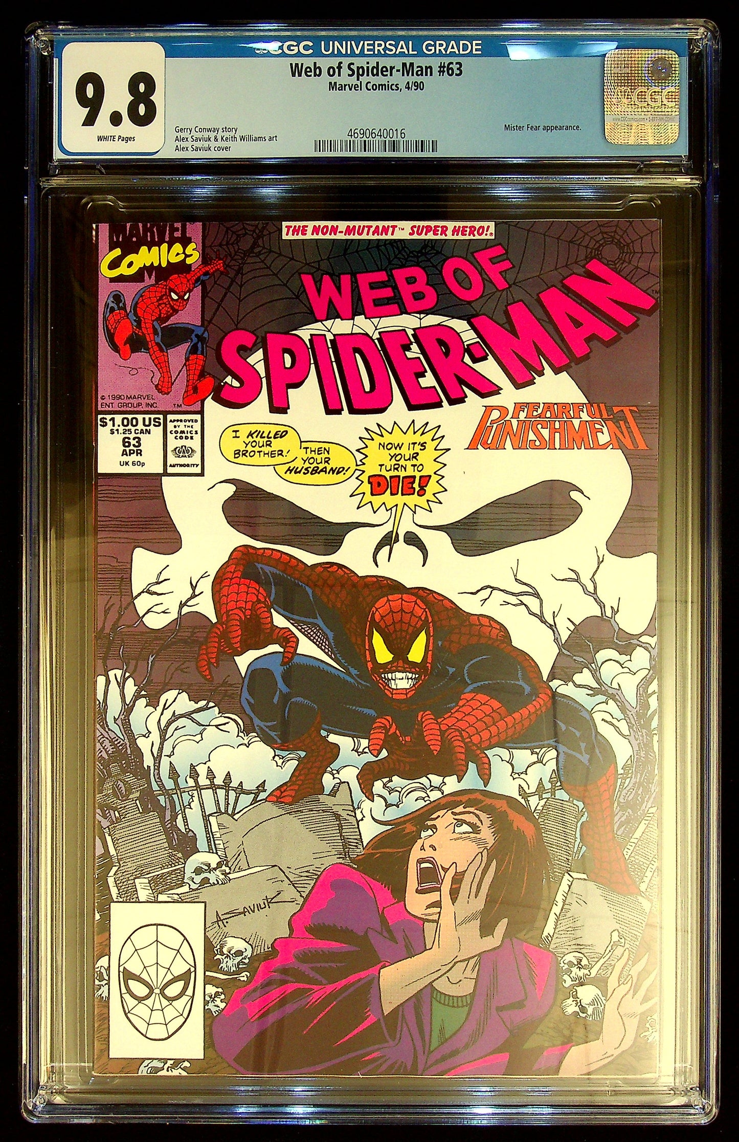 Web of Spider-Man #63 CHC 9.8.