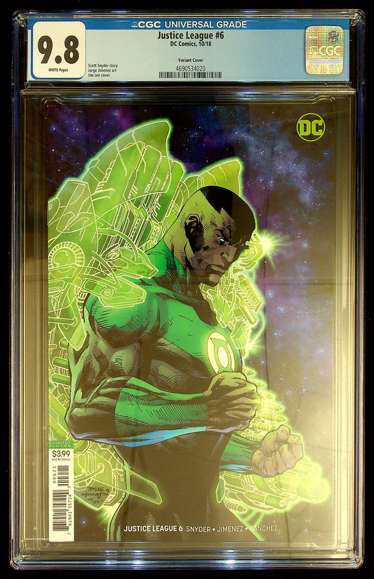 Justice League #6 CGC 9.8 Variant