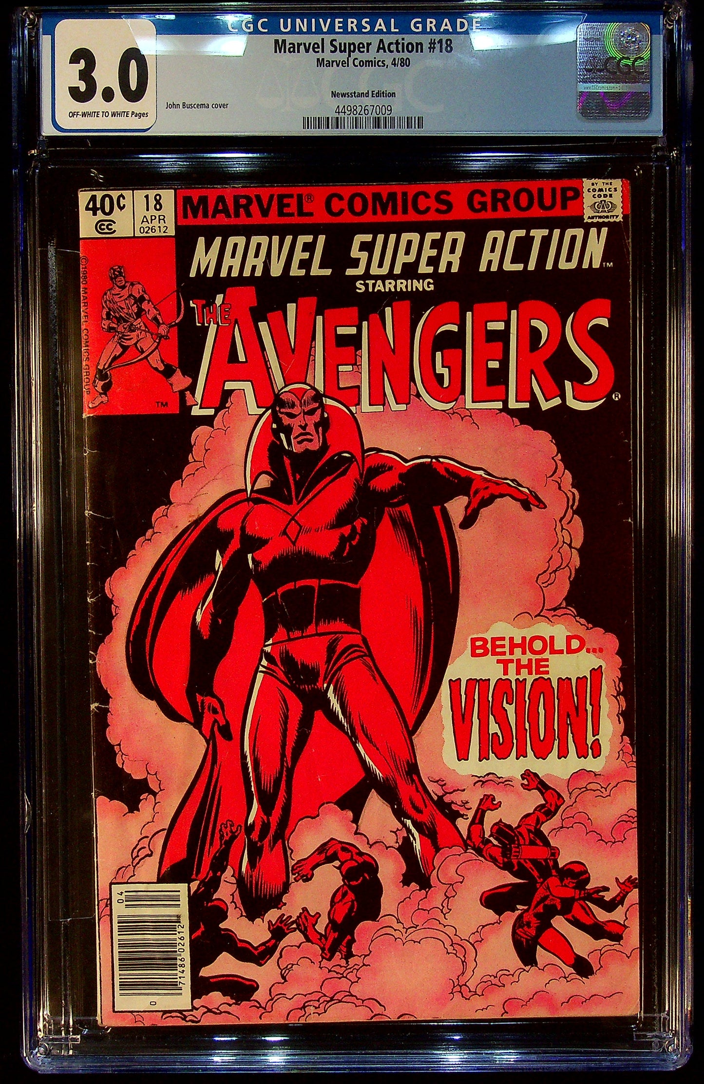 Marvel Super Action #18 CGC 3.0 Newsstand Edition