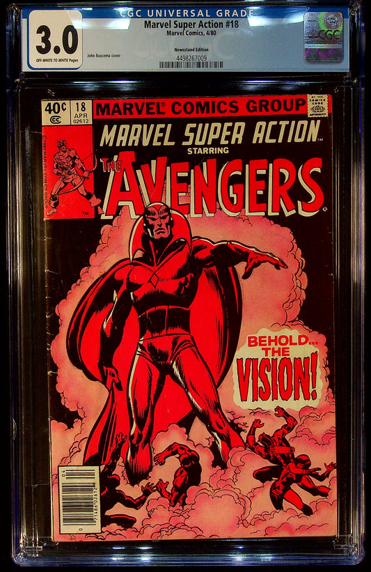 Marvel Super Action #18 CGC 3.0 Newsstand Edition