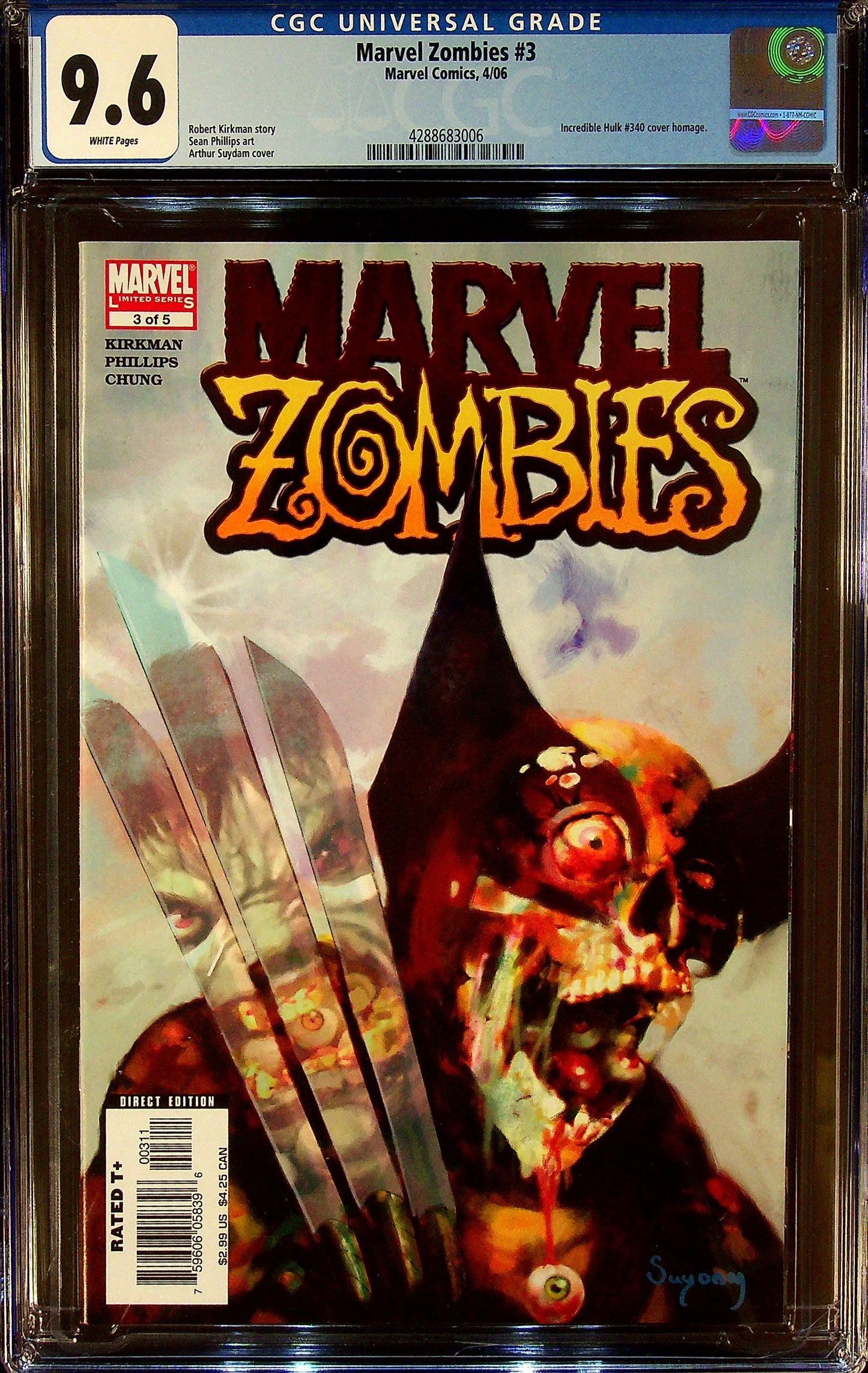 Marvel Zombies #3 CGC 9.6
