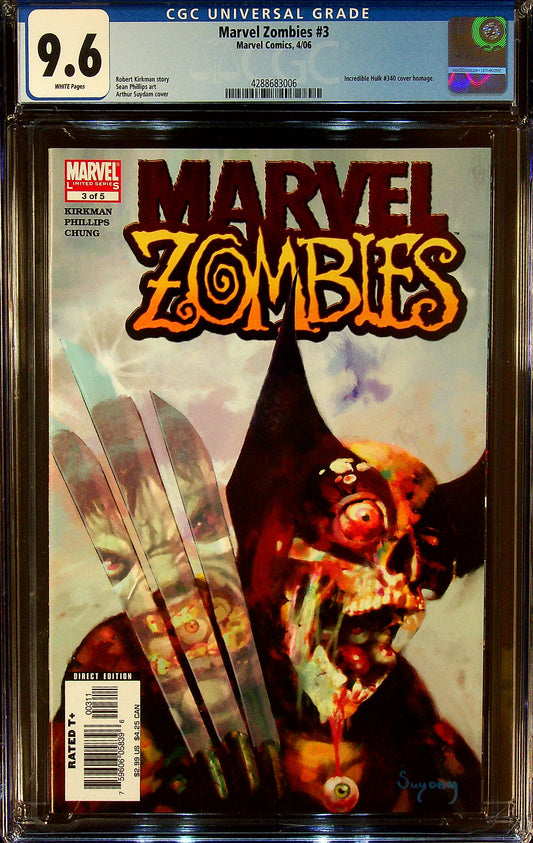 Marvel Zombies #3 CGC 9.6