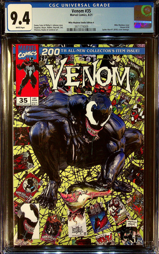 Venom #35 CGC 9.4 Mike Mayhew Studio Edition A