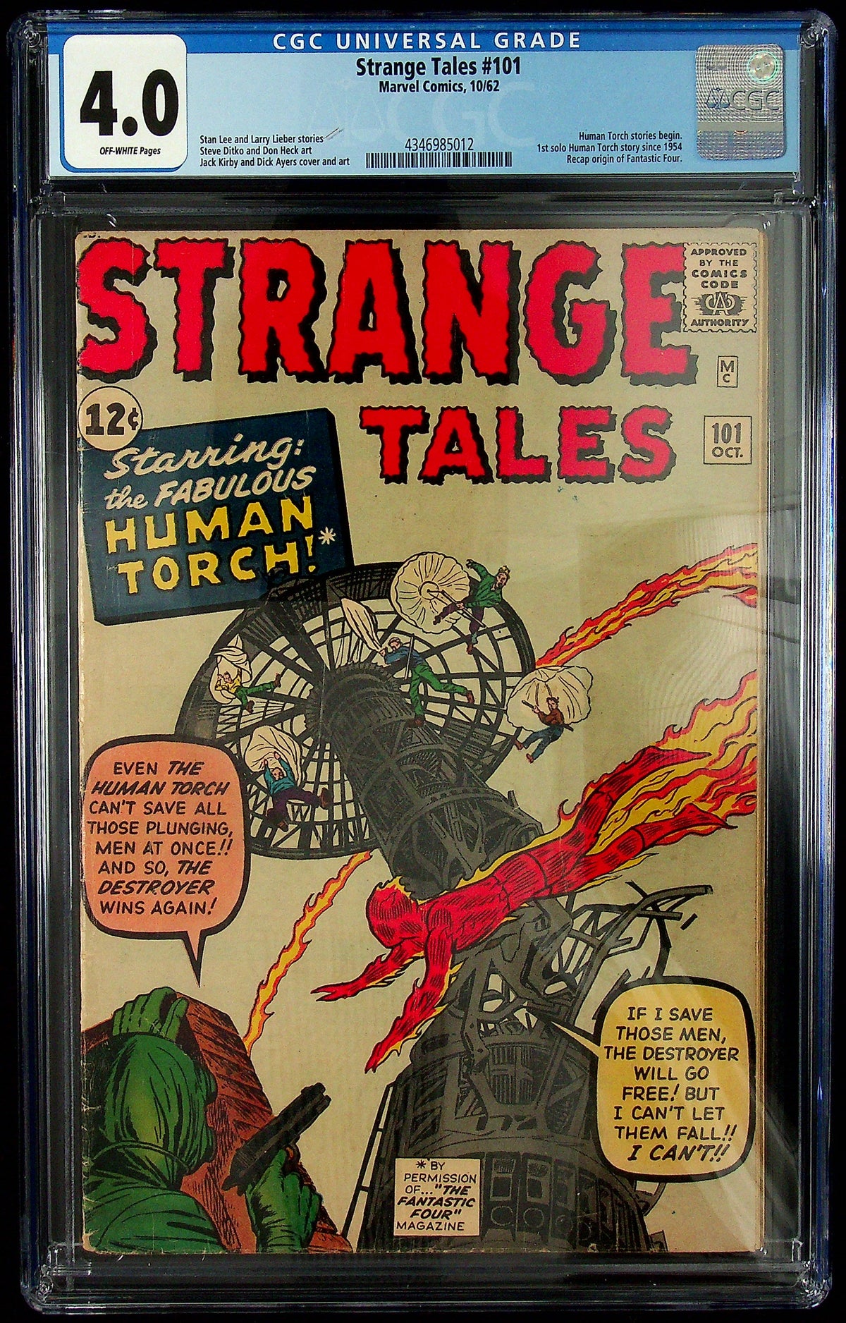 Strange Tales #101 CGC 4.0