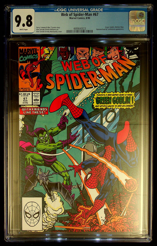 Web of Spider-Man #67 CGC 9.8