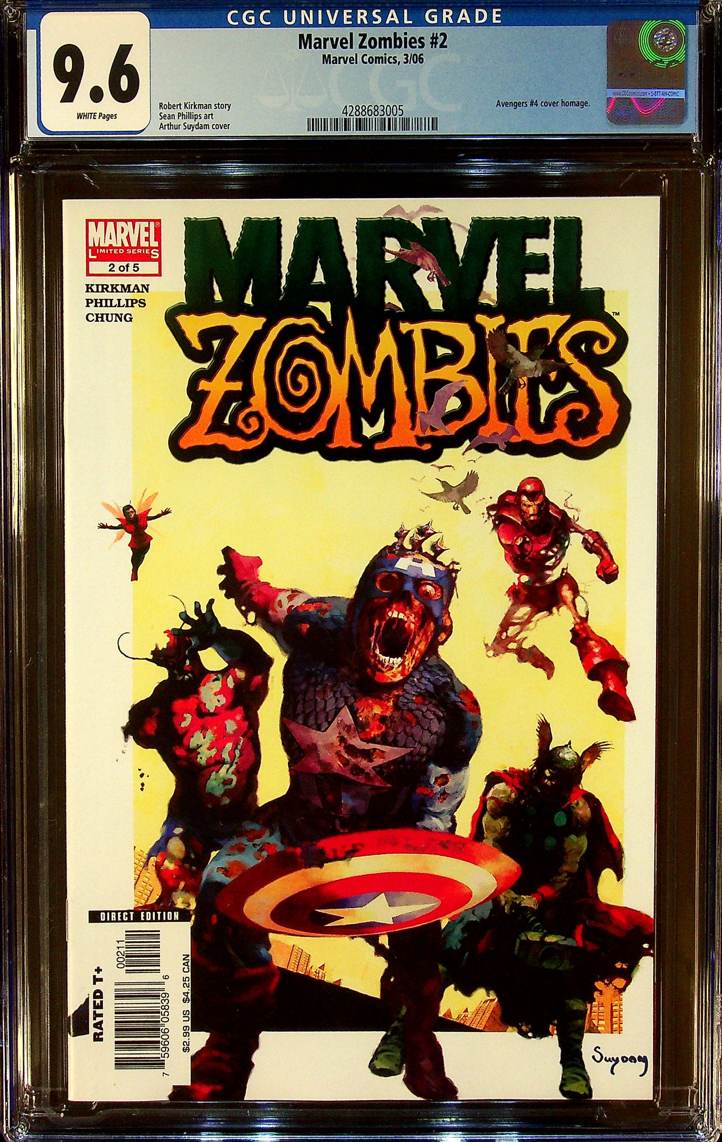 Marvel Zombies #2 CGC 9.6