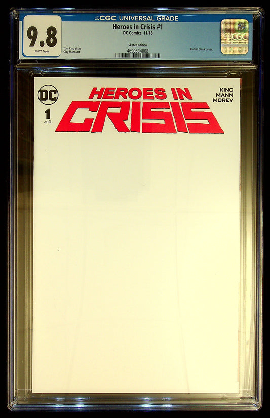 Heroes in Crisis #1 Sketch Edition