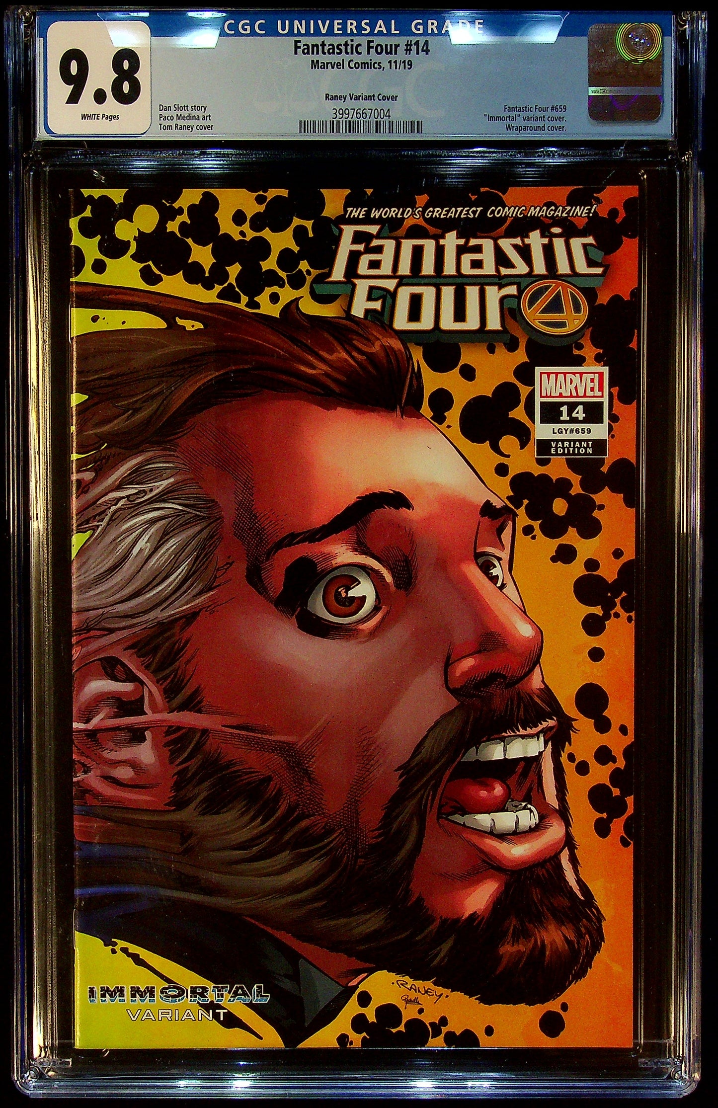 Fantastic Four #14 CGC 9.8 Raney Variant Cover