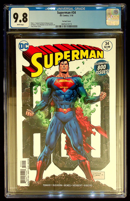 Superman #34 CGC 9.8 Variant