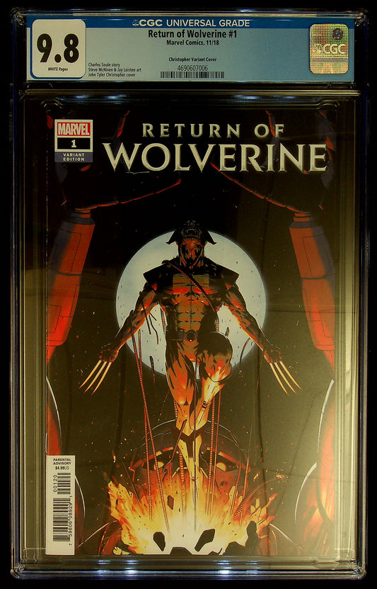 Return of Wolverine #1 CGC 9.8 Christopher Variant