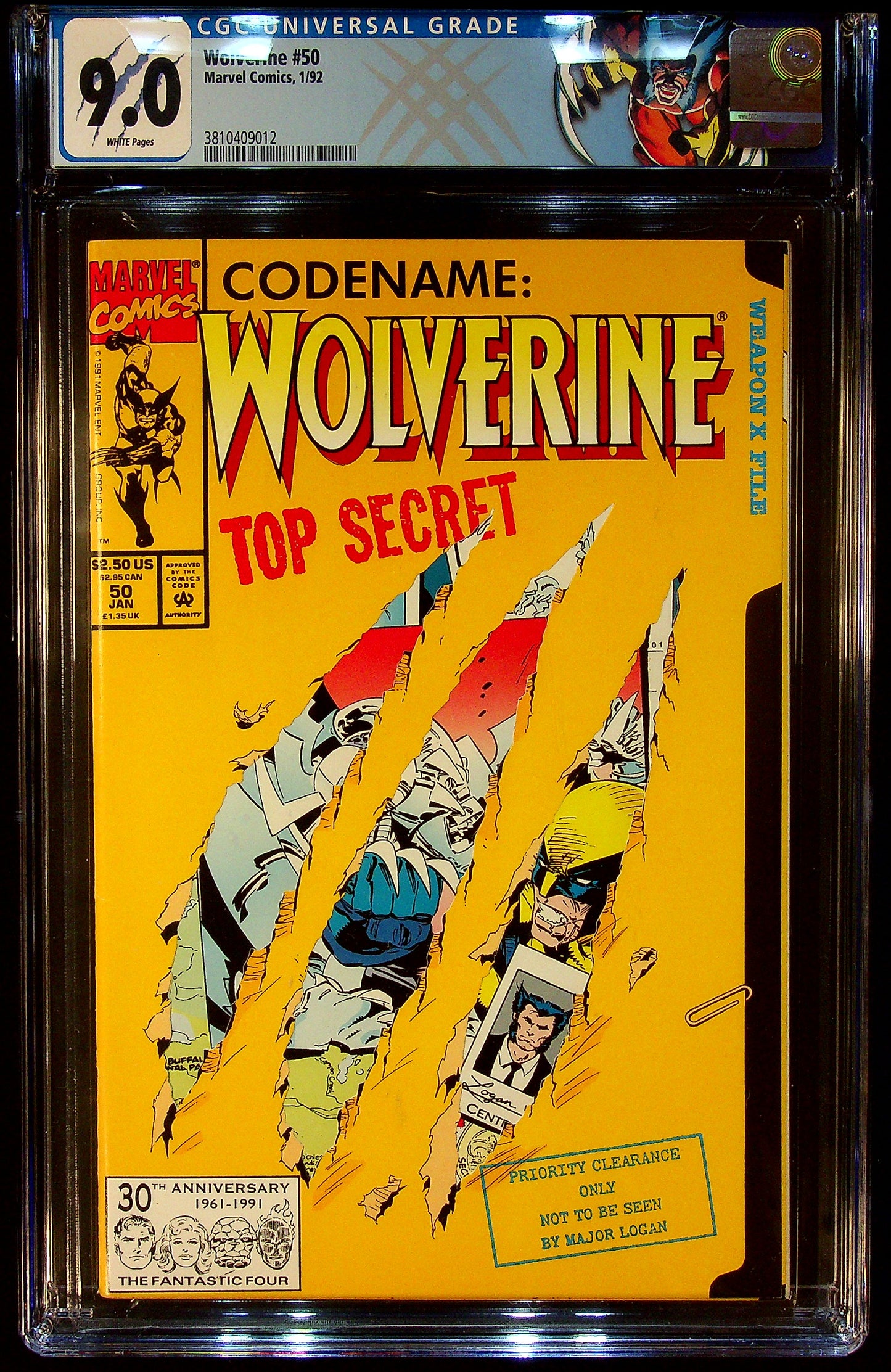 Wolverine #50 CGC 9.0