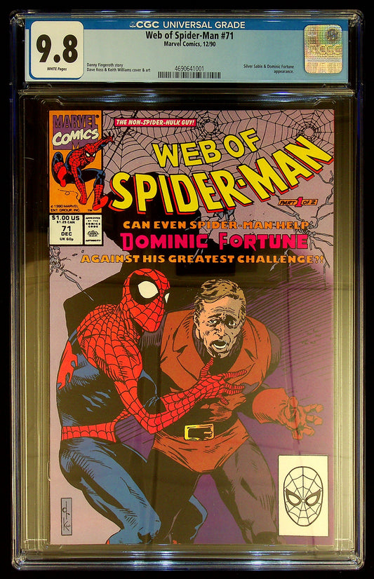 Web of Spider-man #71 CGC 9.8