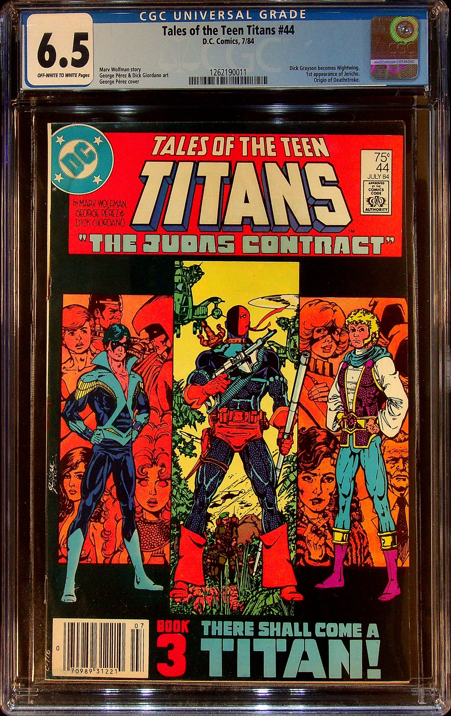 Tales of the Teen Titans # 44 CGC 6.5