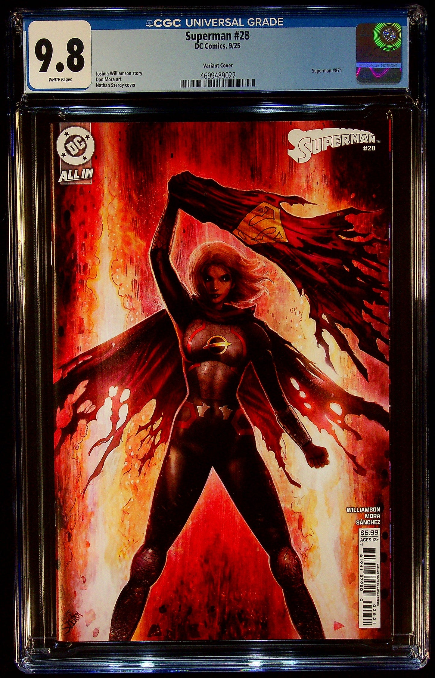 Superman #28 CGC 9.8 Variant Cover