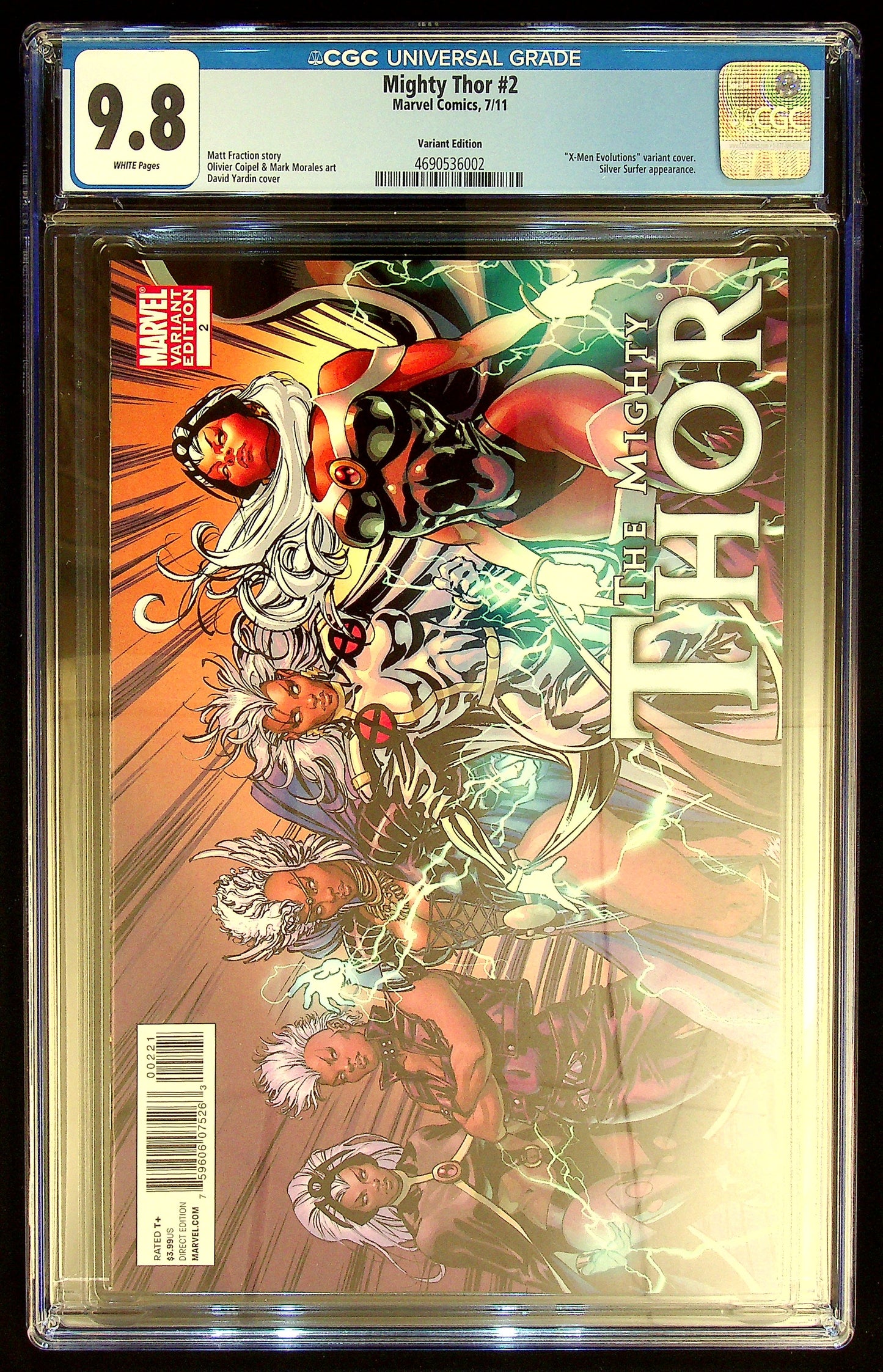 Mighty Thor #2 CGC 9.8 Varient