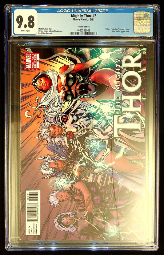 Mighty Thor #2 CGC 9.8 Varient