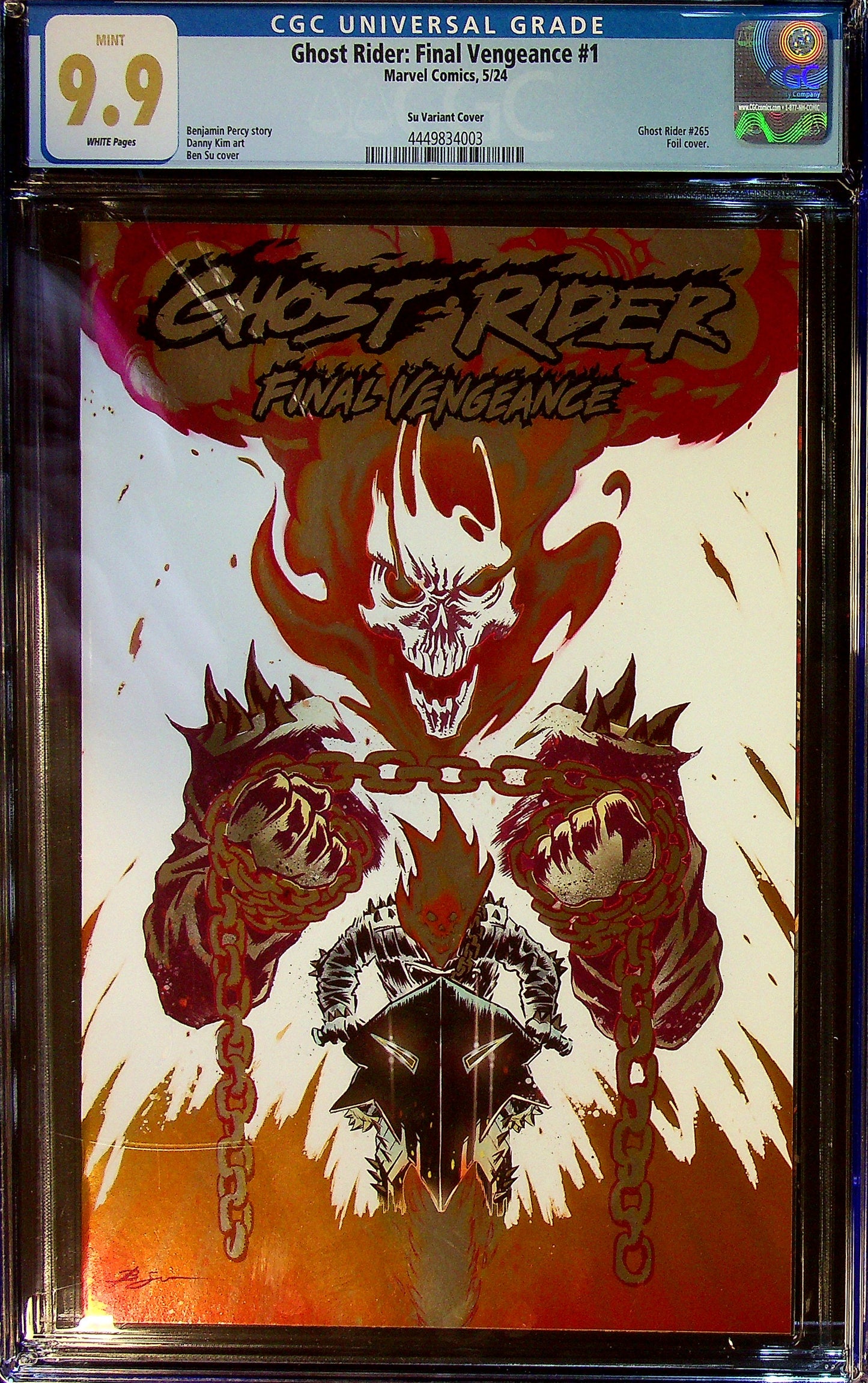 Ghost Rider: Final Vengeance #1 CGC 9.9 Su Variant