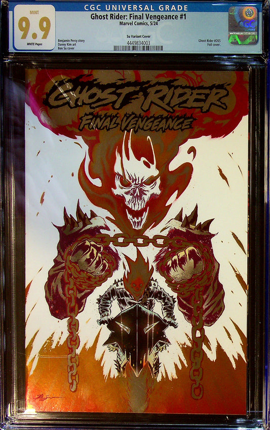 Ghost Rider: Final Vengeance #1 CGC 9.9 Su Variant