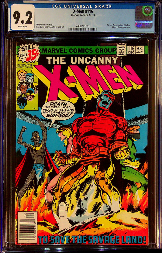 X-Men #116 CGC 9.2