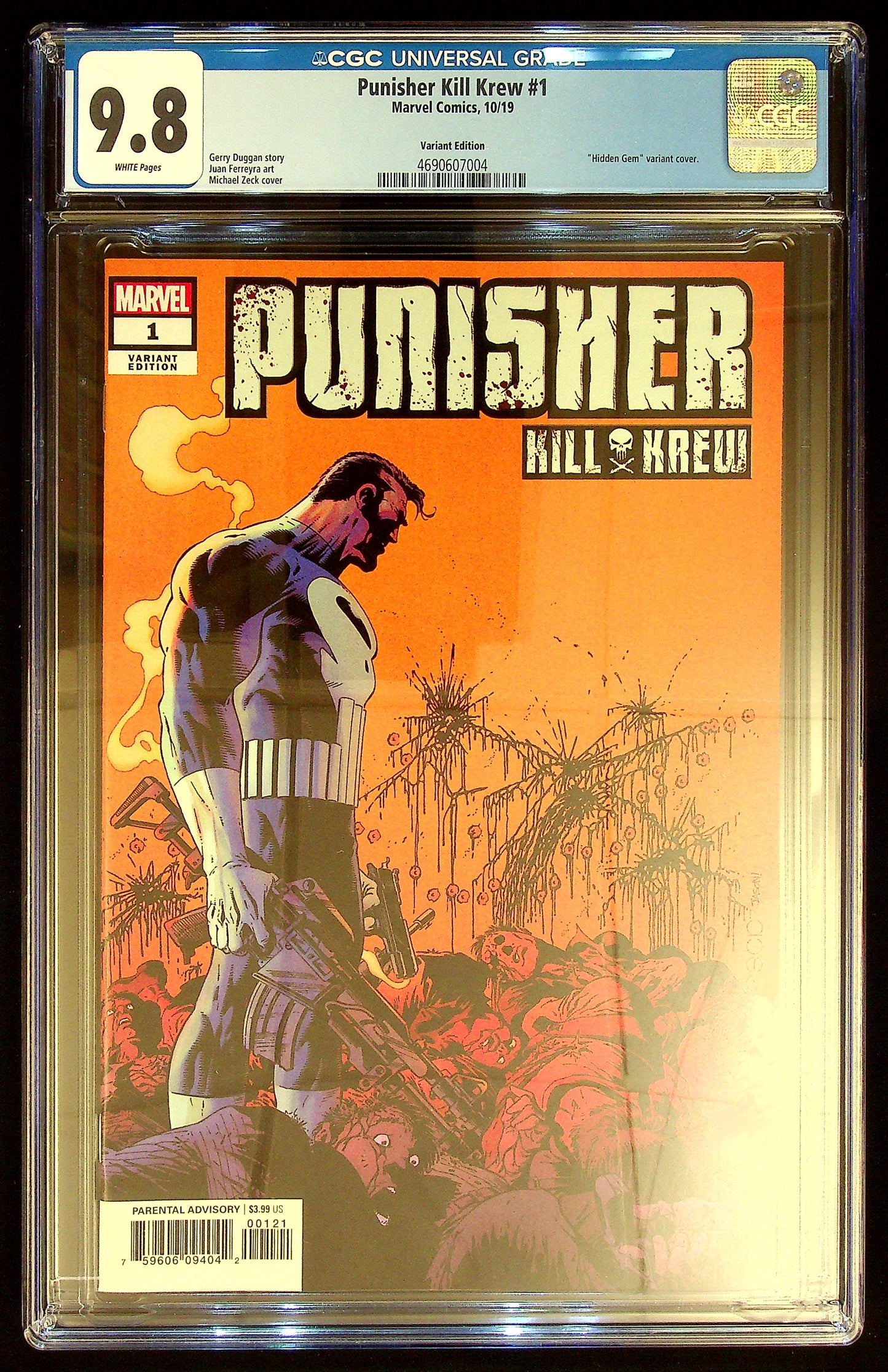 Punisher Kill Krew #1 CGC 9.8 Variant