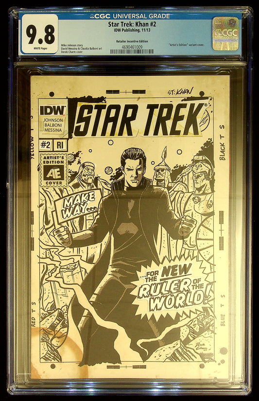 Star Trek Khan #2 CGC 9.8 Retailer Incentive Edition