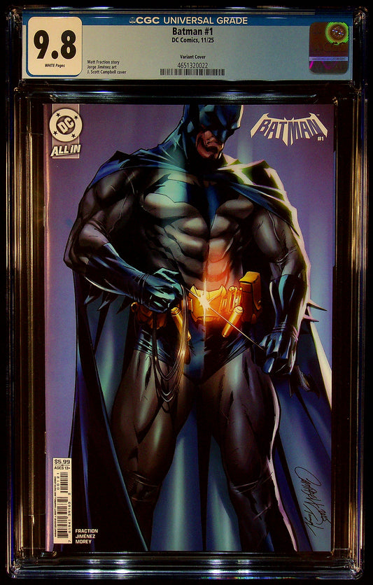 Batman #1 CGC 9.8 Variant Cover