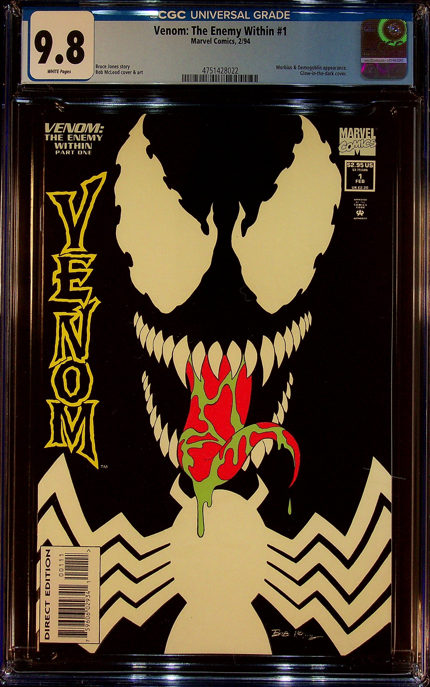 Venom: The Enemy Within #1 CGC 9.8
