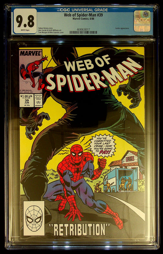 Web of Spider-Man #39 CGC 9.8