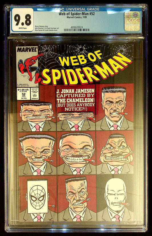 Web of Spider-Man #52 CGC 9.8