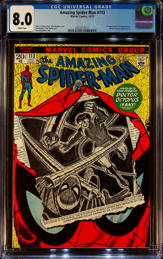 Amazing Spider-Man #113 CGC 8.0