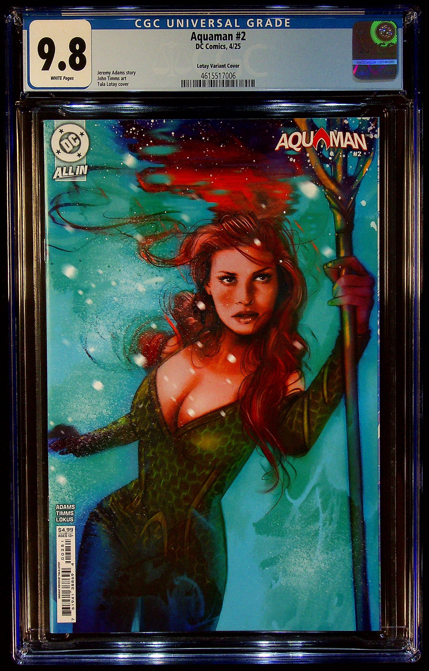 Aquaman #2 CGC 9.8 Lotay Variant Cover