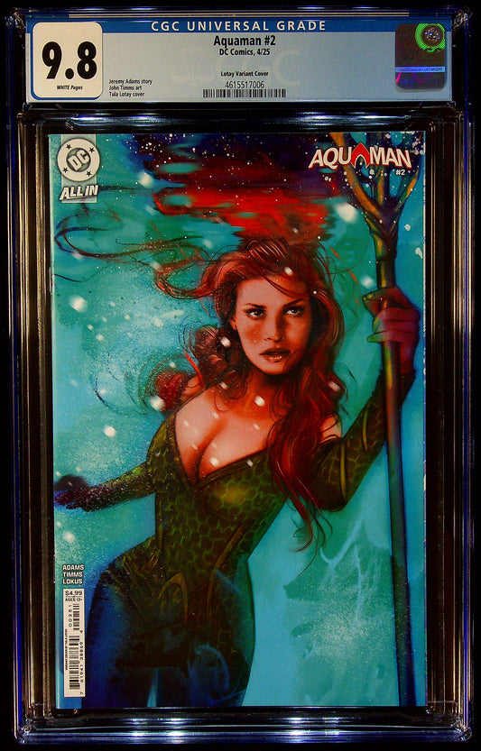 Aquaman #2 CGC 9.8 Lotay Variant Cover