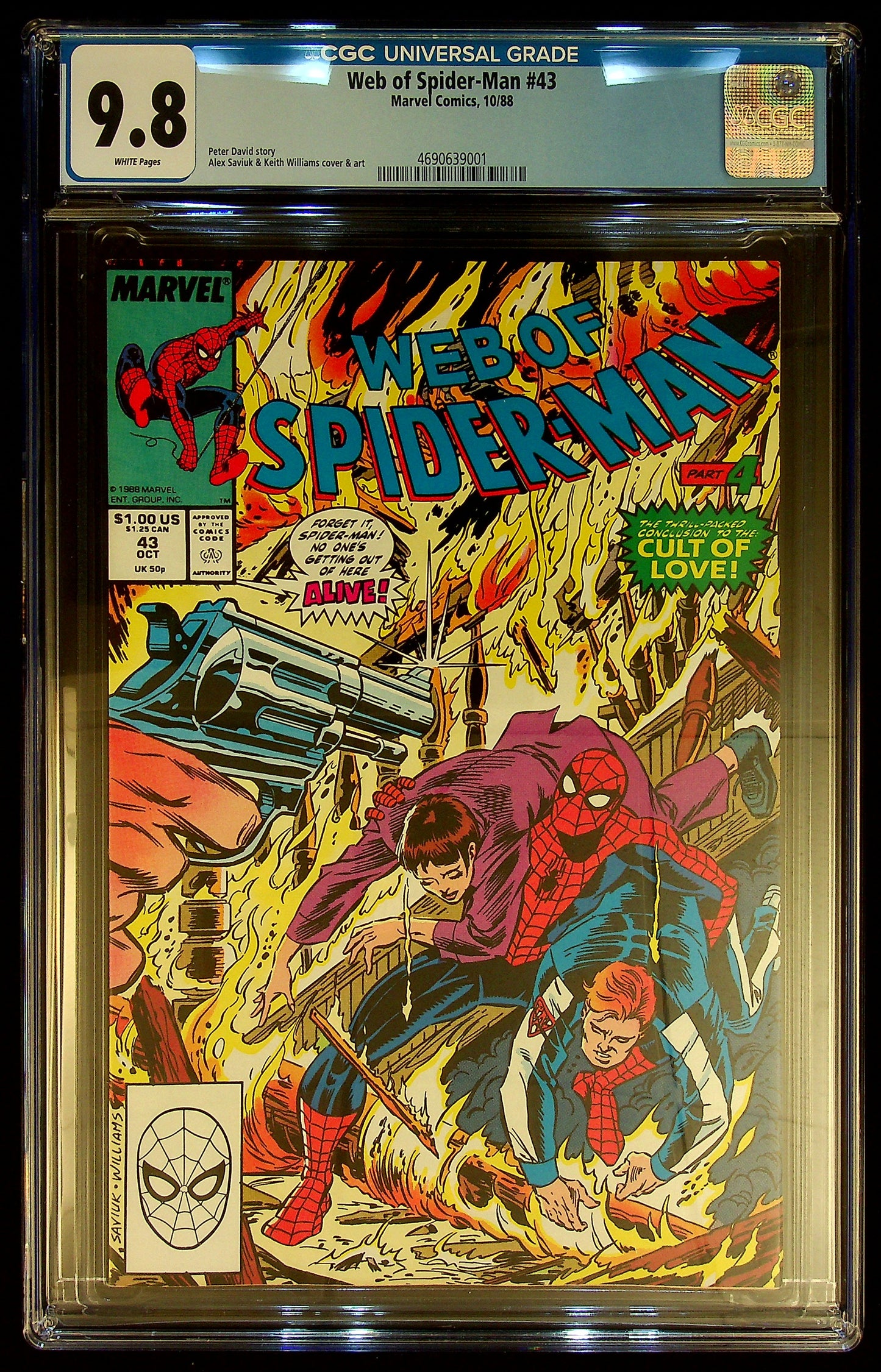 Web of Spider-Man #43 CGC 9.8