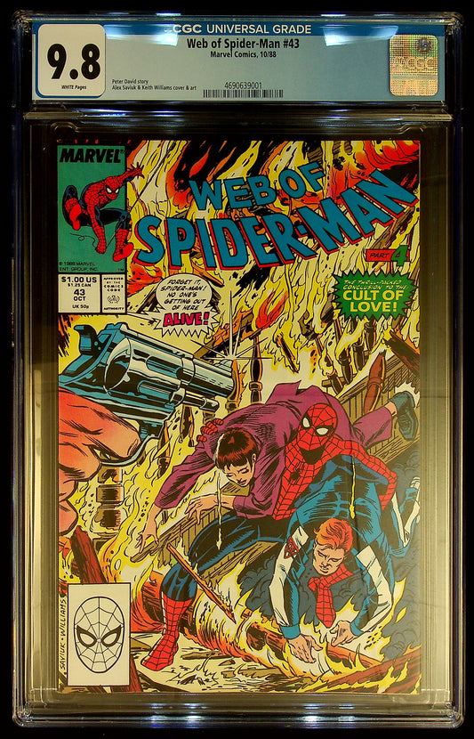 Web of Spider-Man #43 CGC 9.8