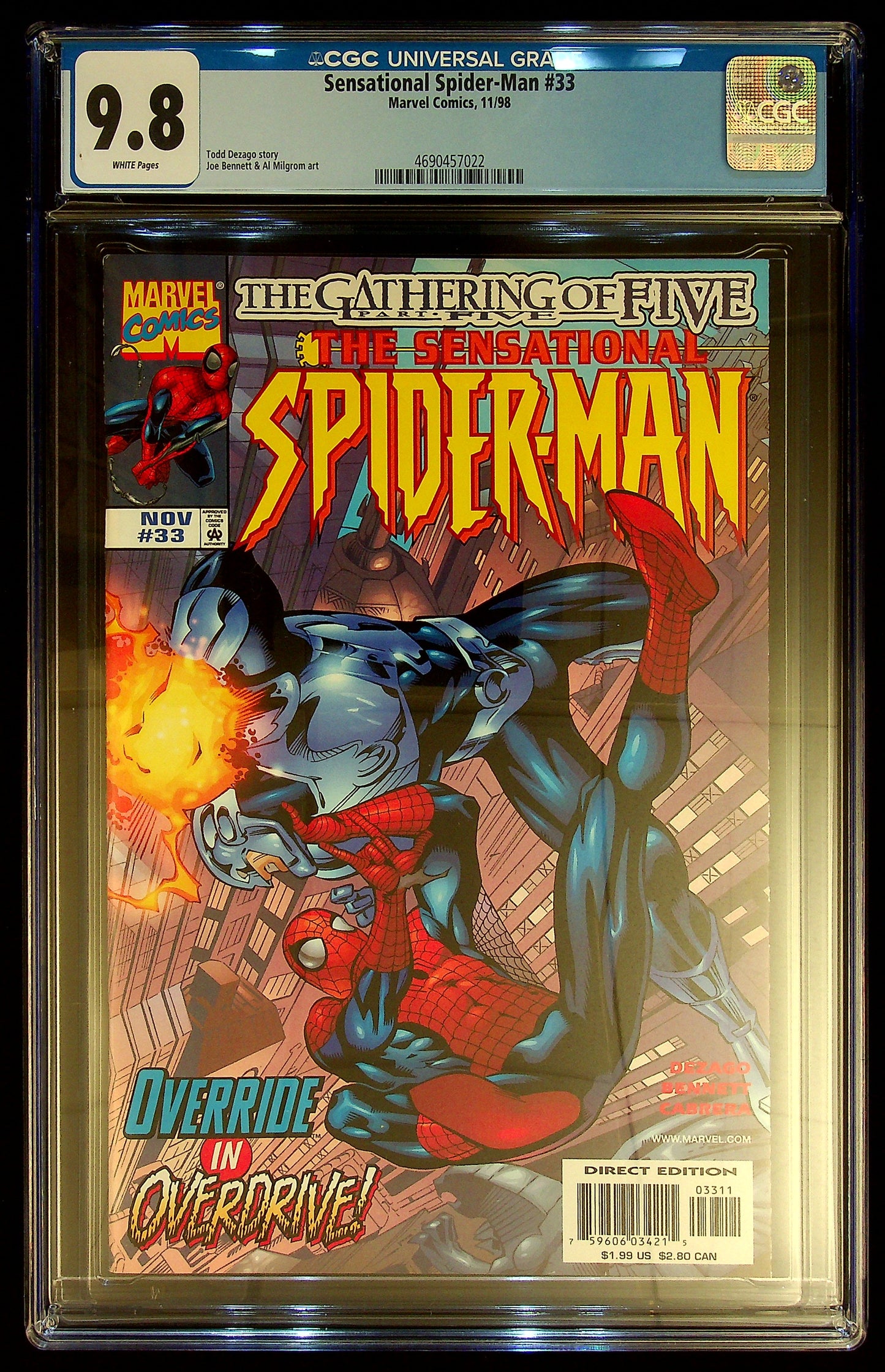 Sensational Spider-Man #33 CGC 9.8