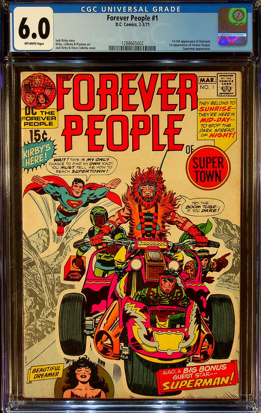 Forever People #1 CGC 6.0